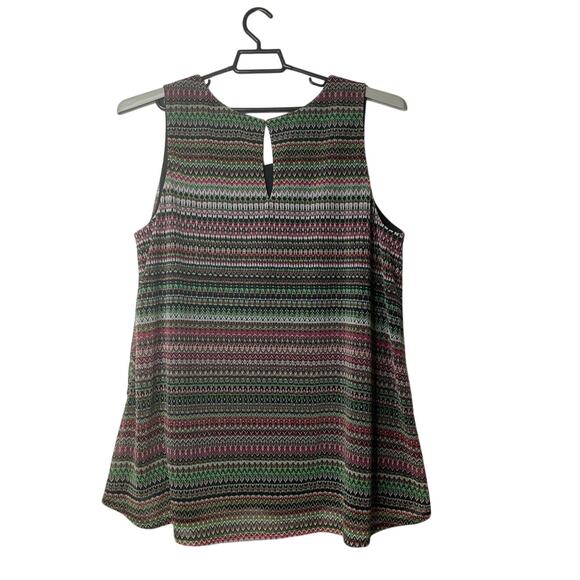 Lane Bryant Sleeveless Tank Top Blouse‎ Plus Size 18/20 Geometric Print Lined - Picture 6 of 6